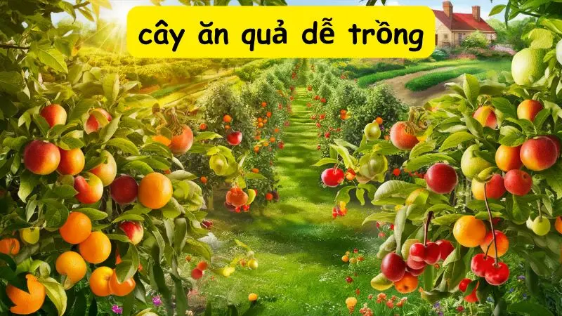 Top 10 cây ăn quả dễ trồng