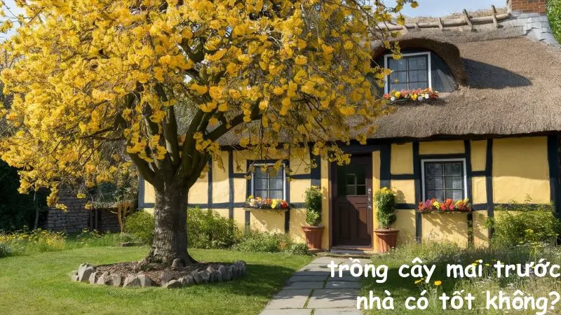 Trồng cây mai trước nhà có tốt không?