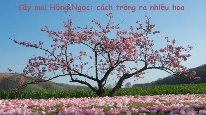 Cây mai Hồng Ngọc: cách trồng ra nhiều hoa